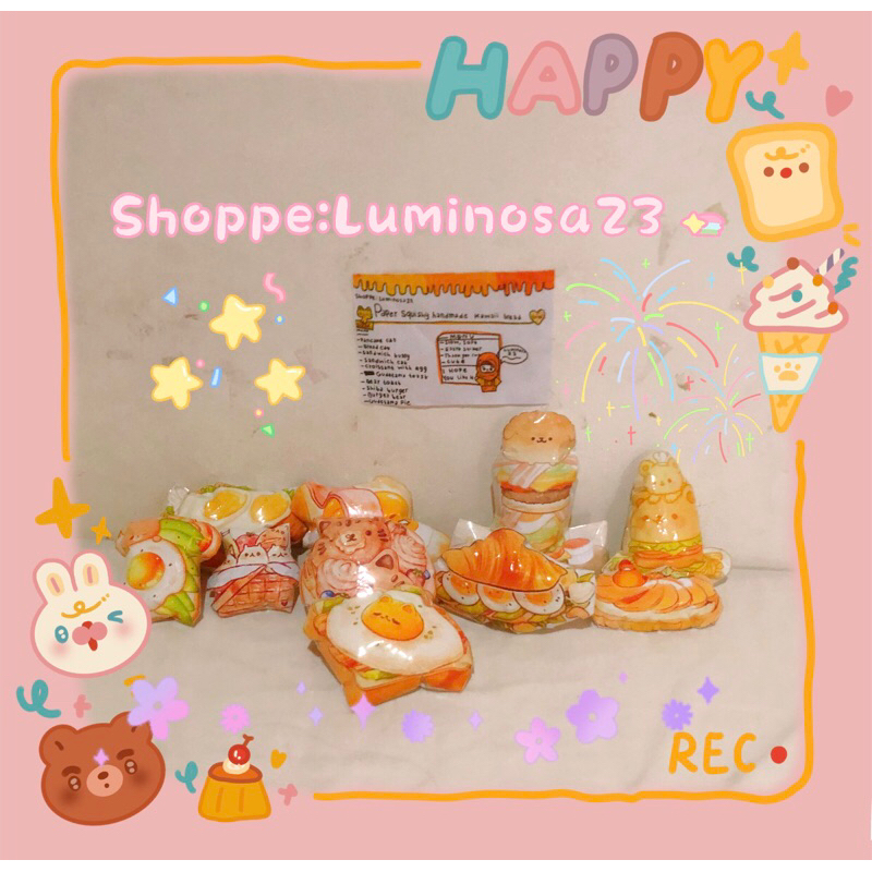 Jual Paper Squishy Handmade Kawaii BREAD JUMBO Shopee Indonesia
