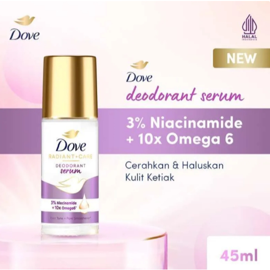 Jual DOVE DEO SERUM PURPLE 45ML (NIACINAMIDE, OMEGA ) | Shopee Indonesia