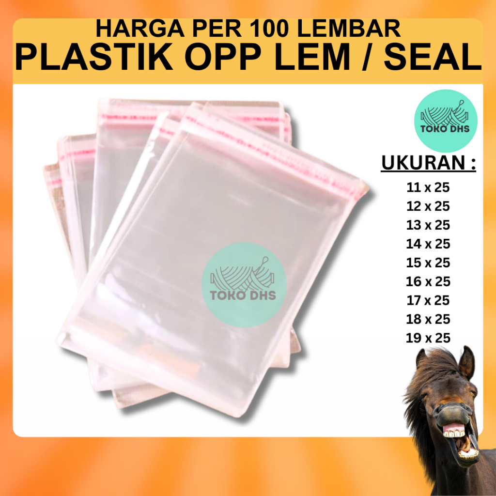 Jual Plastik OPP LEM / SEAL Bening Kaca Aksesoris Undangan | Shopee ...