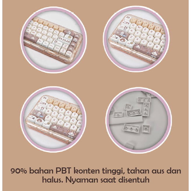 Jual Kitten Keycaps Mechanical Keyboard, Keycaps Tuts Keyboard Mekanik ...