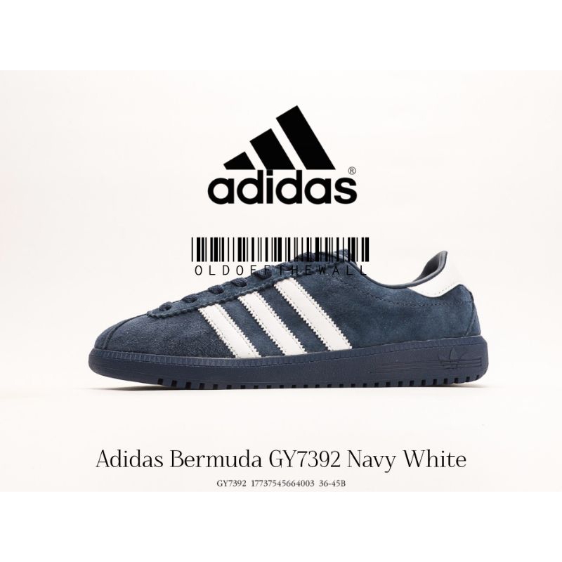 Jual SEPATU Adidas Bermuda Navy White Shopee Indonesia