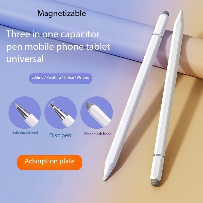 Stylus pen in pencil sensitif touch screen support magnetic
