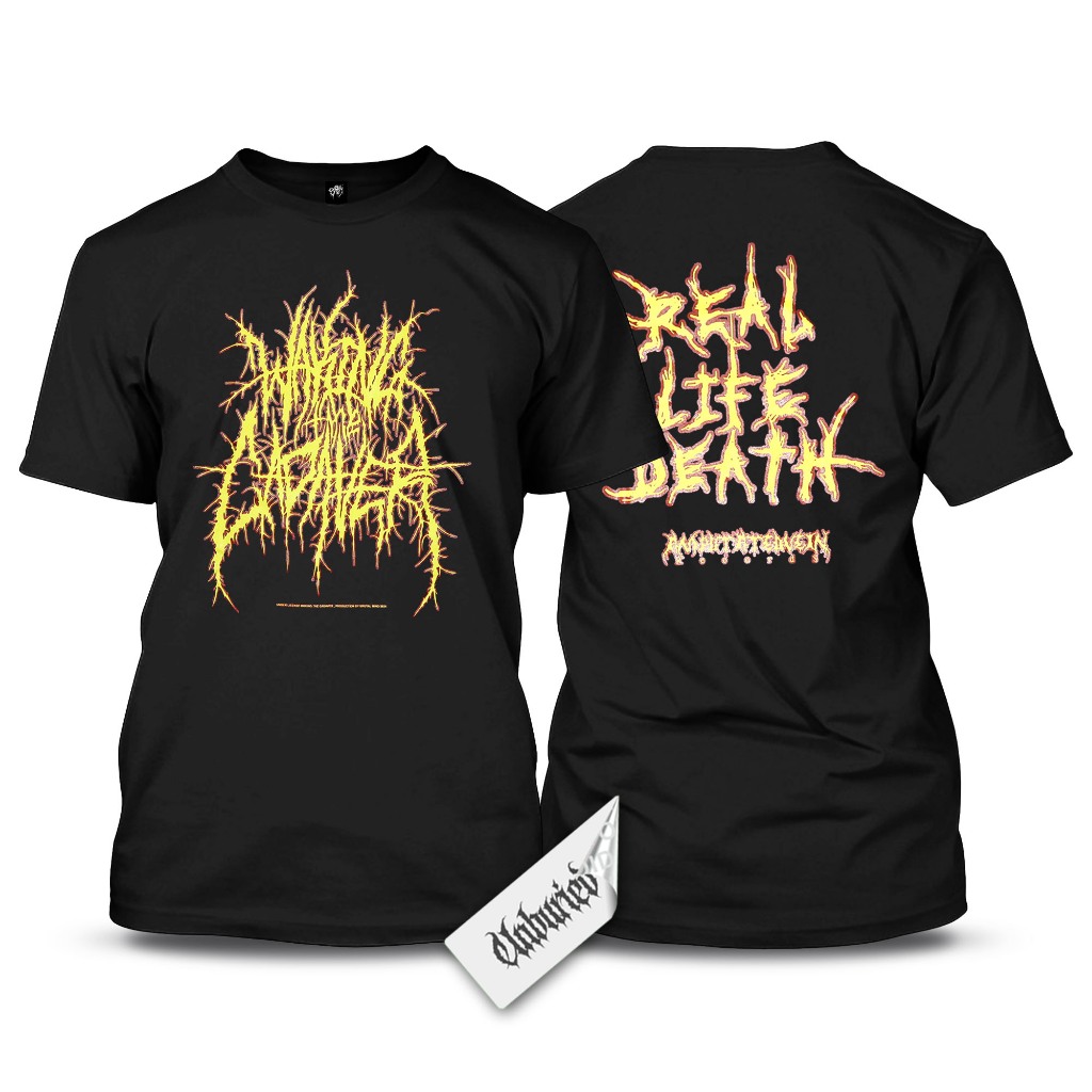 Jual Short Sleeve - Waking the Cadaver - 'Real-Life Death - Logo ...