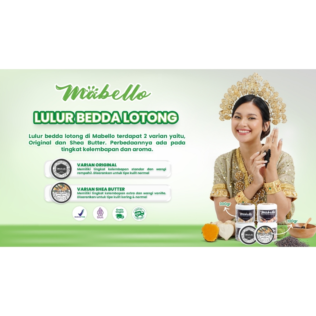 Jual Mabello bedda lotong 100&300gr gram ORIGINAL | Shopee Indonesia