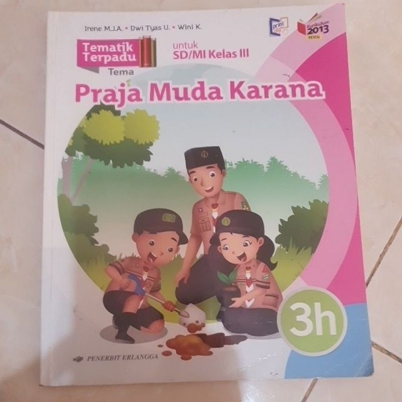 Jual Buku Tematik Terpadu untuk SD Kelas 3 tema 3H | Shopee Indonesia