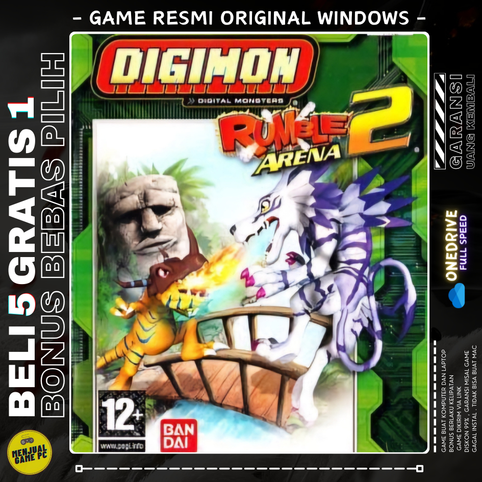 Jual DIGIMON RUMBLE ARENA 2 - GAME LAPTOP - GAME PC - GAME KOMPUTER ...