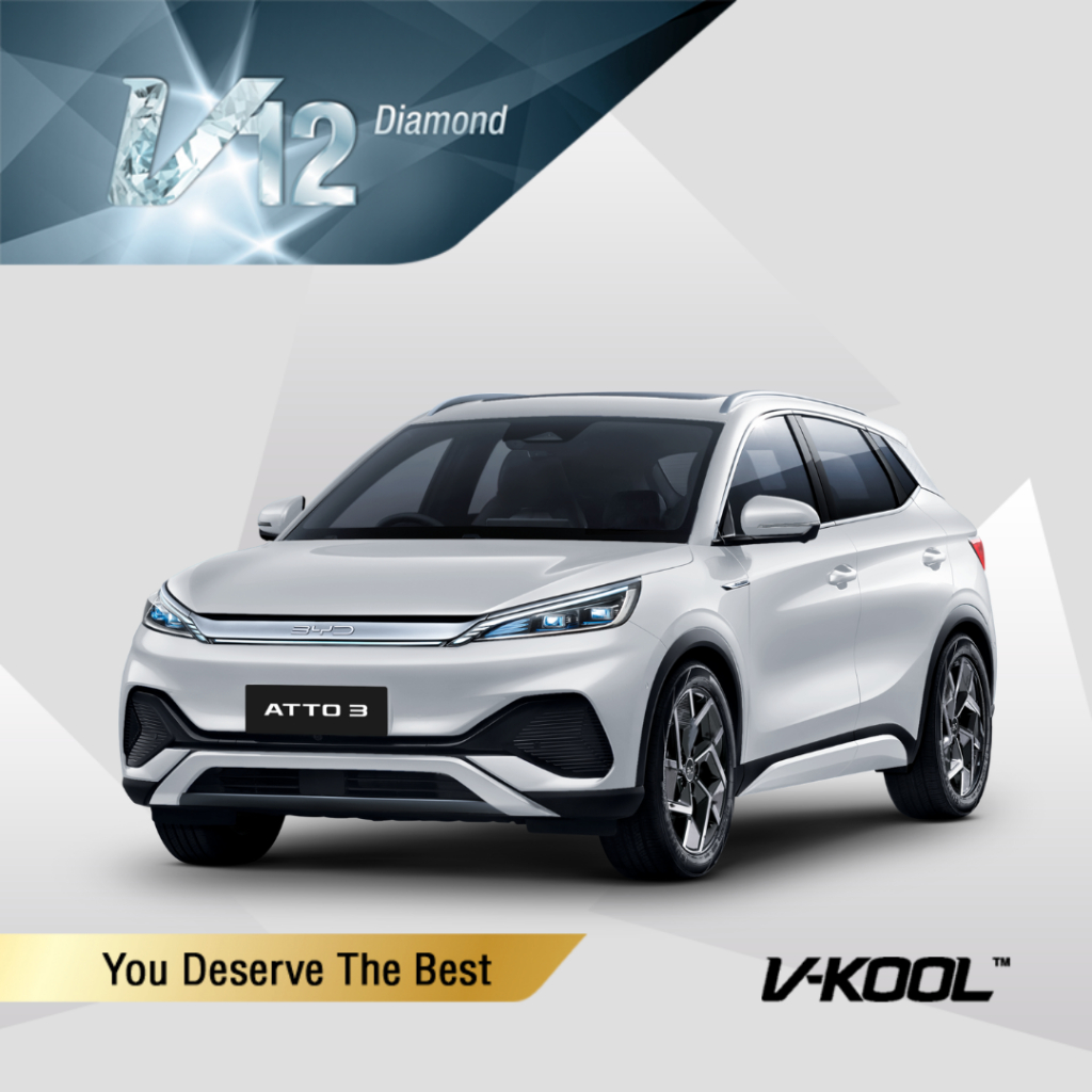 Jual Kaca Film V-KOOL Diamond Series BYD ATTO 3 Sunroof VIP | Shopee ...