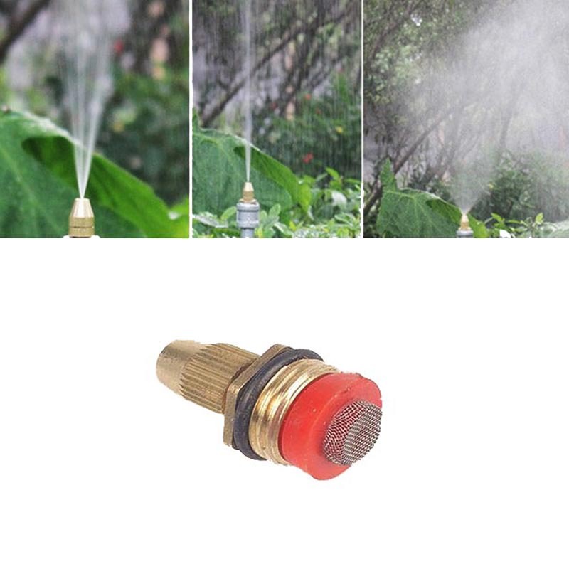 Nozzle Drip Irigasi Taman semprotan Air Water Mist Sprinkler Nozzle Brass 1/2 Inch