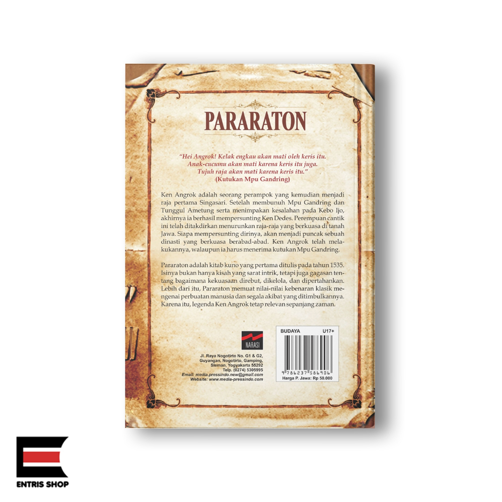 Jual Pararaton - Kitab Para Datu atau Kisah Ken Angrok | Shopee Indonesia