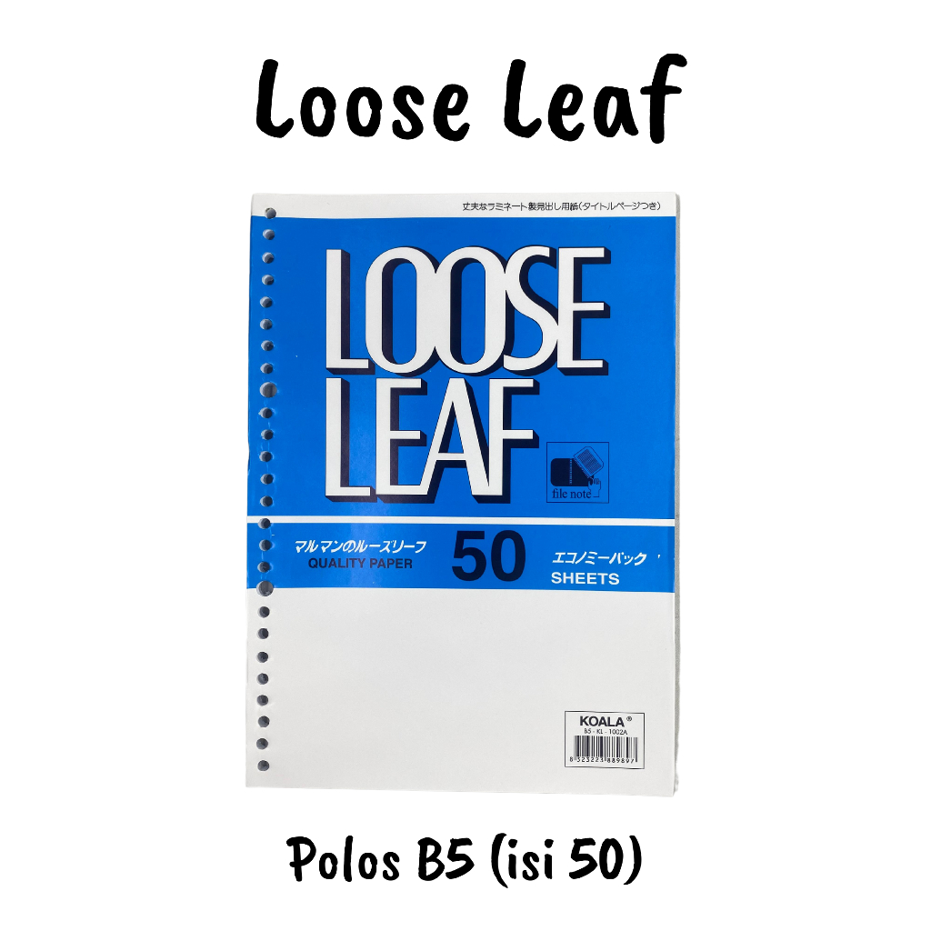 Jual Loose Leaf Isi kertas file binder | Shopee Indonesia
