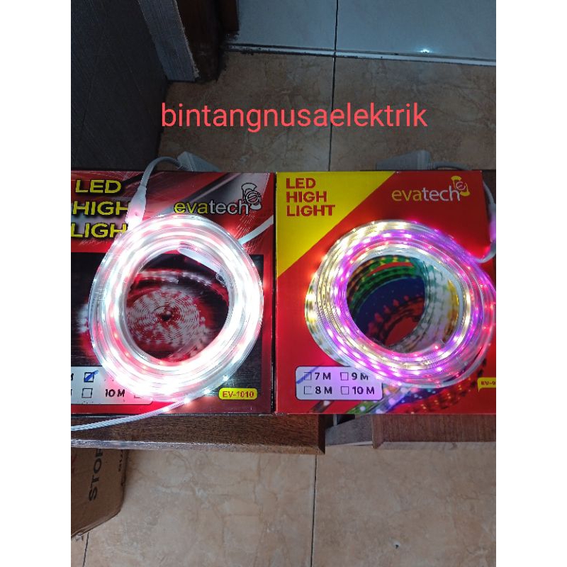 Jual Lampu LED Strip Evatech Merah-Putih EV1010/ Warna Warni EV9200 ...