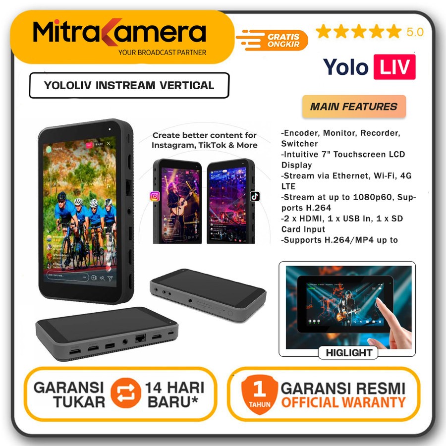 Jual Yololive Yolobox Instream Live Stream Portable Studio | Shopee ...