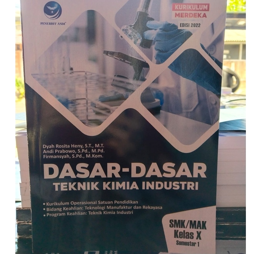 Jual Buku Kurikulum Merdeka Kelas 10 SMK | Dasar-Dasar Teknik Kimia