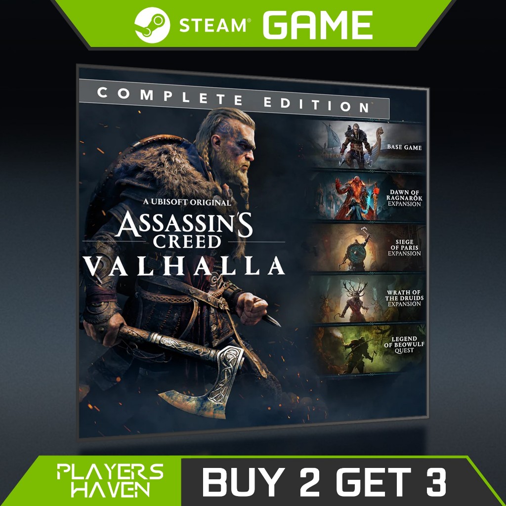 Jual Assassin's Creed Valhalla Complete Edition PC Original | Shopee ...
