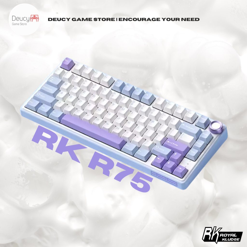 Jual Royal Kludge R75 Wireless Triple Connection Mechanical Keyboard ...