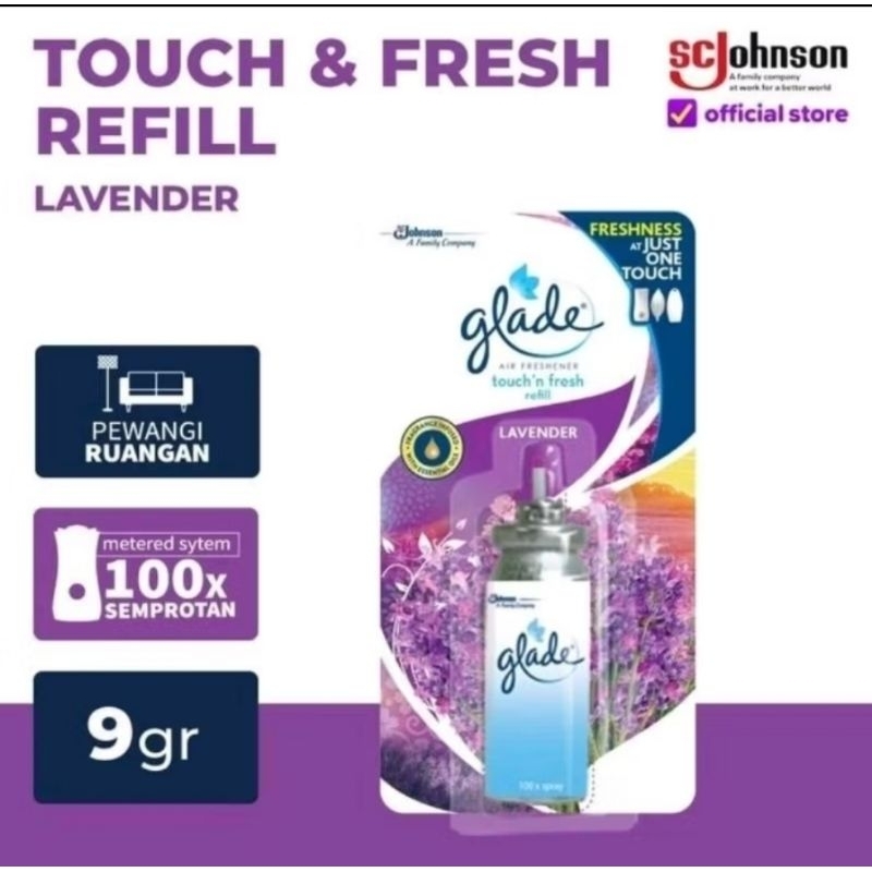 Jual Glade Touch & Fresh Pengharum Ruangan 9gr Refill Mini Matic ...