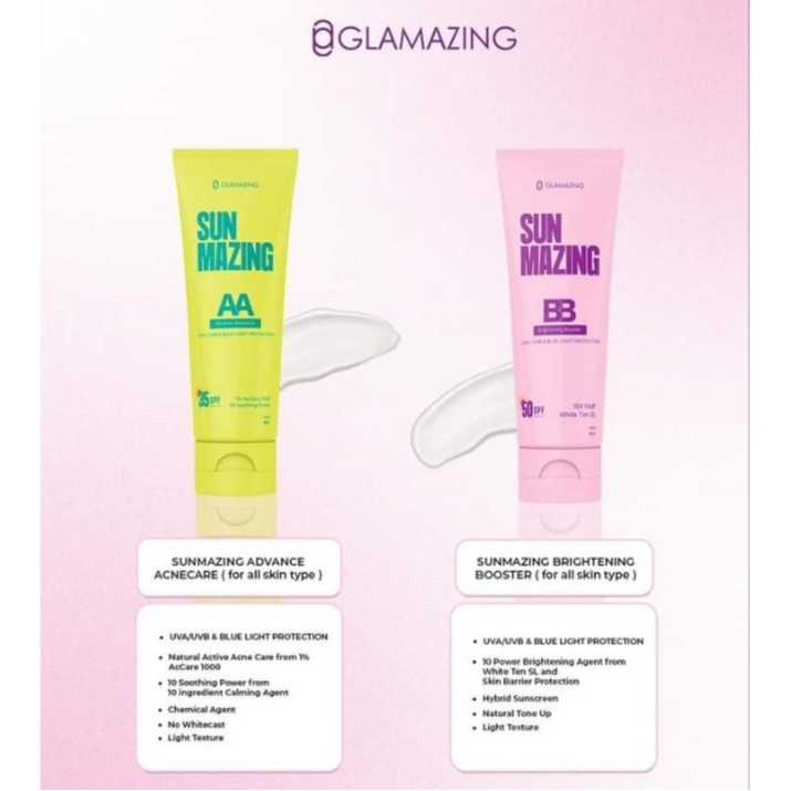 Jual Glamazing Sunmazing AA Advance Acnecare SPF 35 PA+++ | BB ...