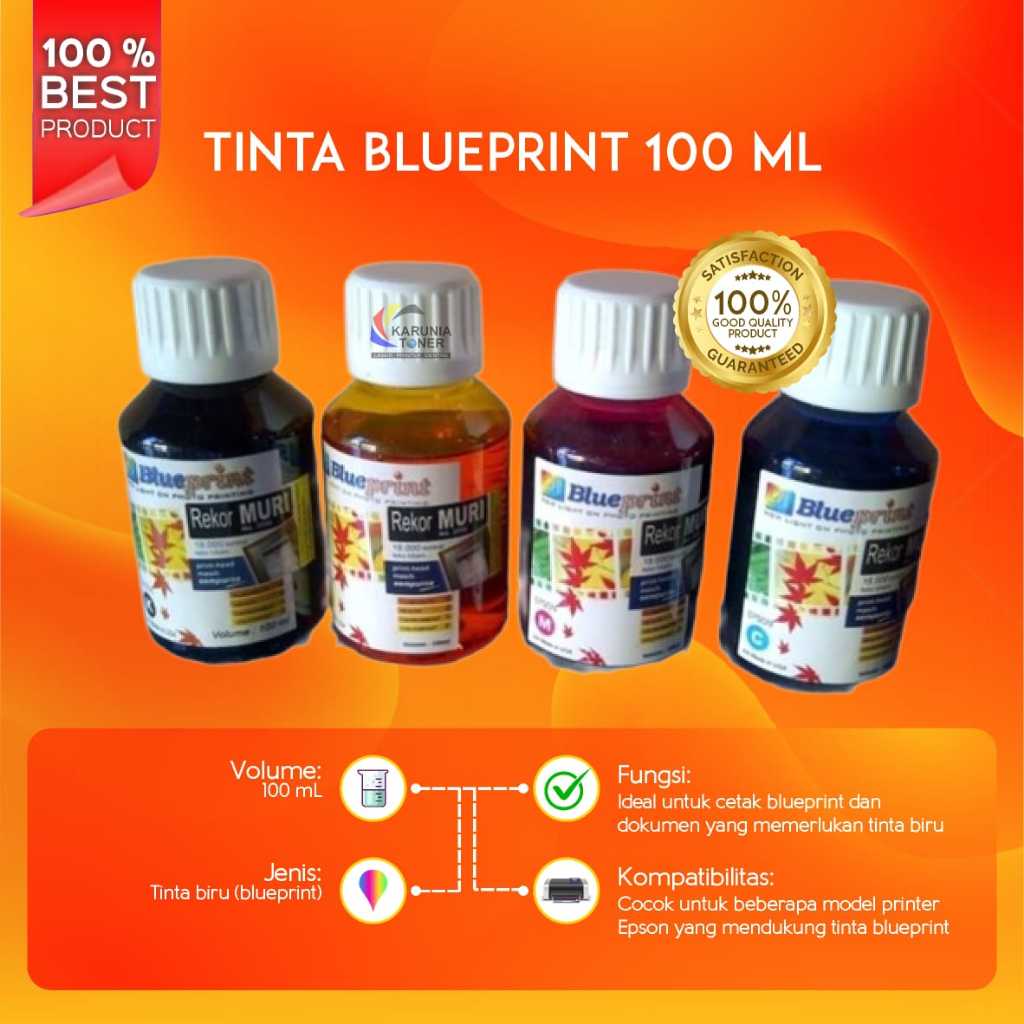 Jual TINTA BLUEPRINT 100 ML FOR EPSON | Shopee Indonesia