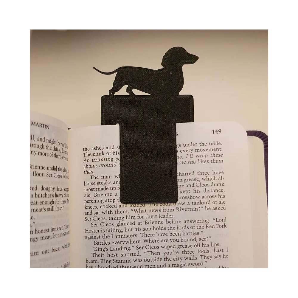 Jual ChiboBookmark Dachshund Bookmark bookmark novel bookmarks pembatas ...
