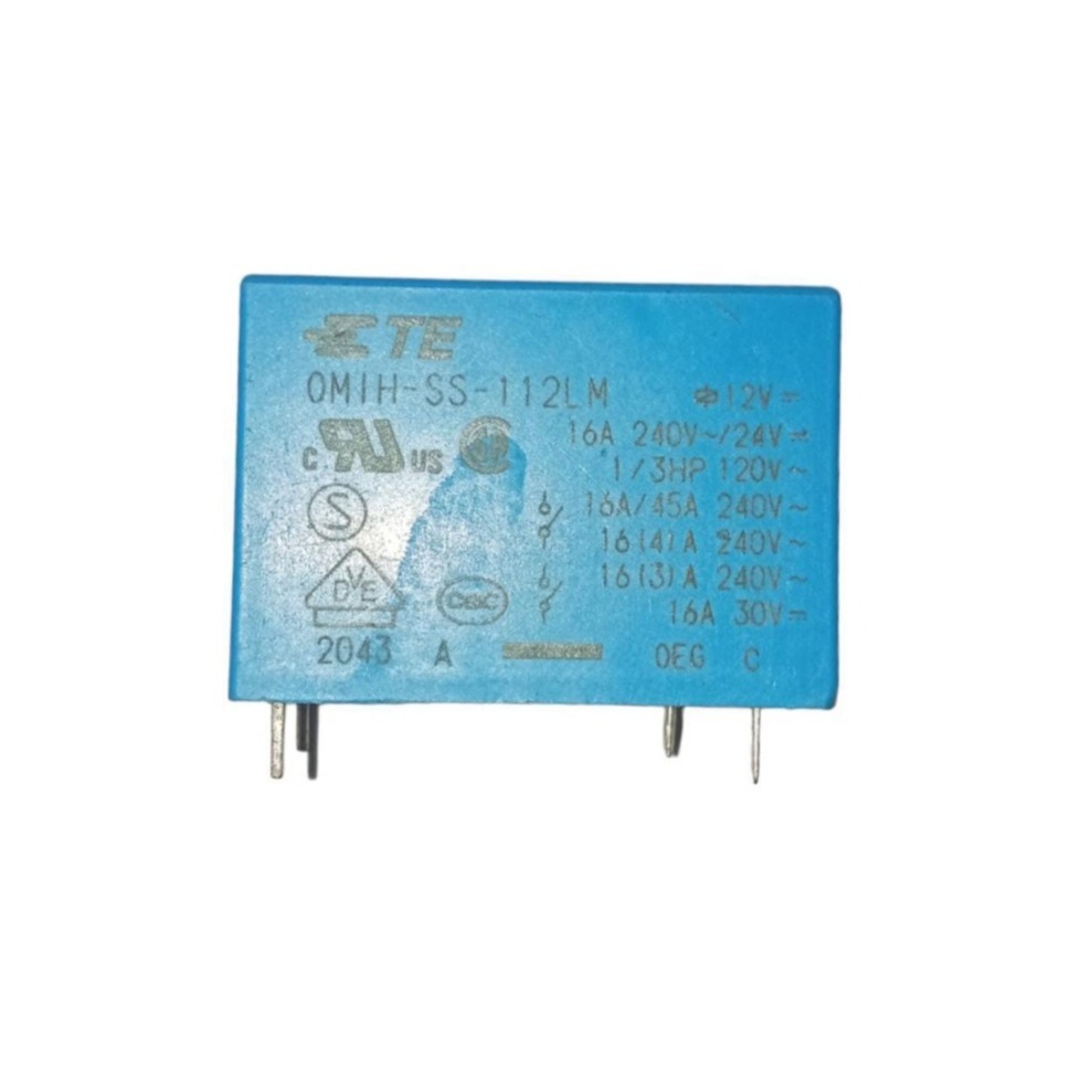 Relais SMIH-S-112LM 12VDC 16A 250VAC - 1 Pièce, Neuf, Pour Applications électriques