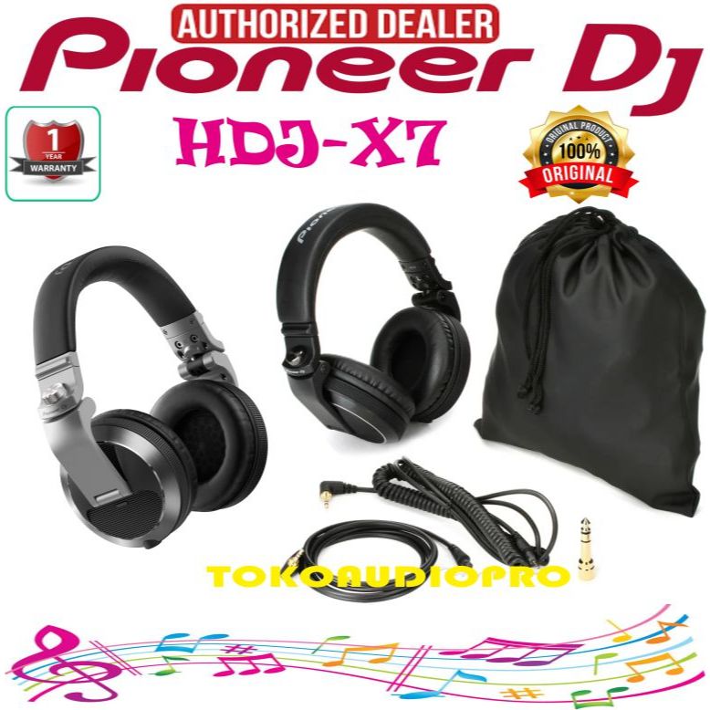 Jual Headphone Pioneer HDJ-X7 Professional over-ear DJ headphone ...