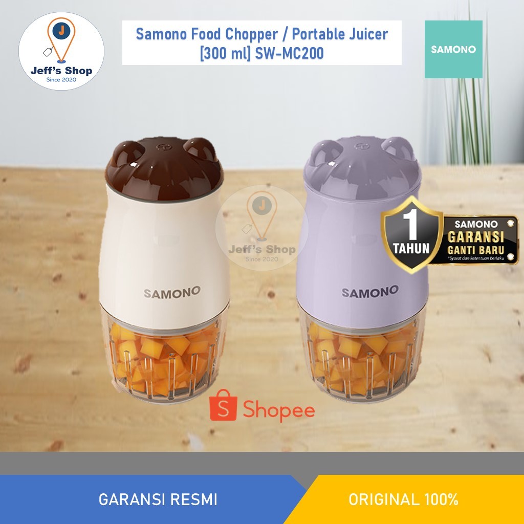 Jual Samono Food Chopper [300 ml] SW-MC200 | Shopee Indonesia