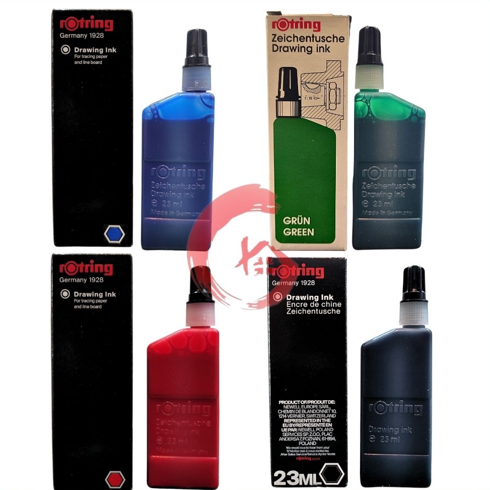 Jual Rotring Drawing Ink Refill Tinta Rapido KODE W7U7 | Shopee Indonesia