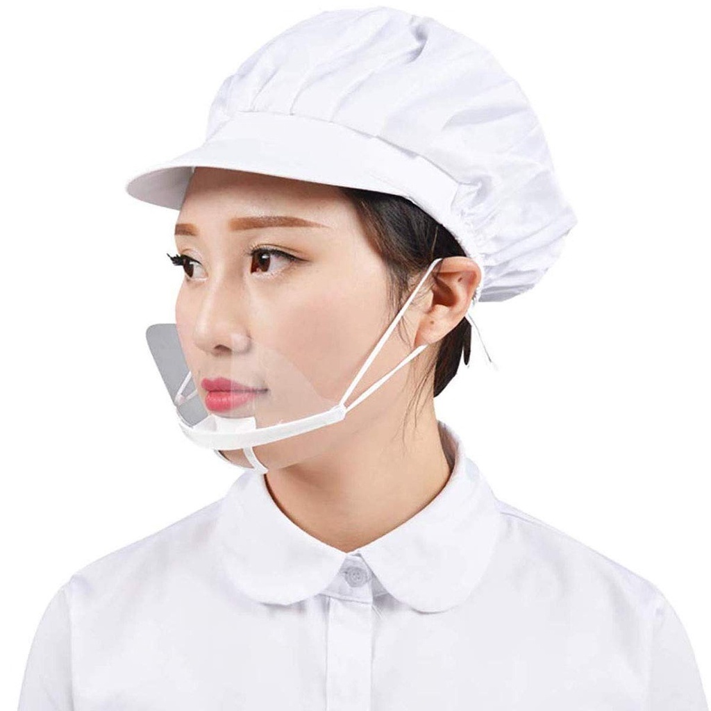Jual Masker Transparan Plastik Penutup Mulut Restoran MUA Pabrik ...