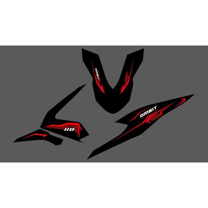Jual Striping transparan beat deluxe 2020-2024 custom varicha V2 ...