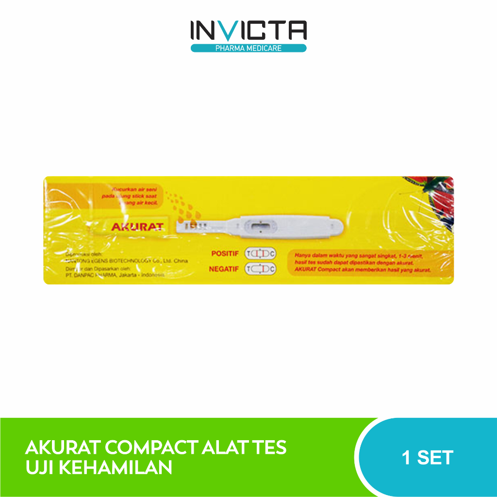 Jual Akurat Compact - Alat Uji Kehamilan Pribadi - 1 SET | Shopee Indonesia