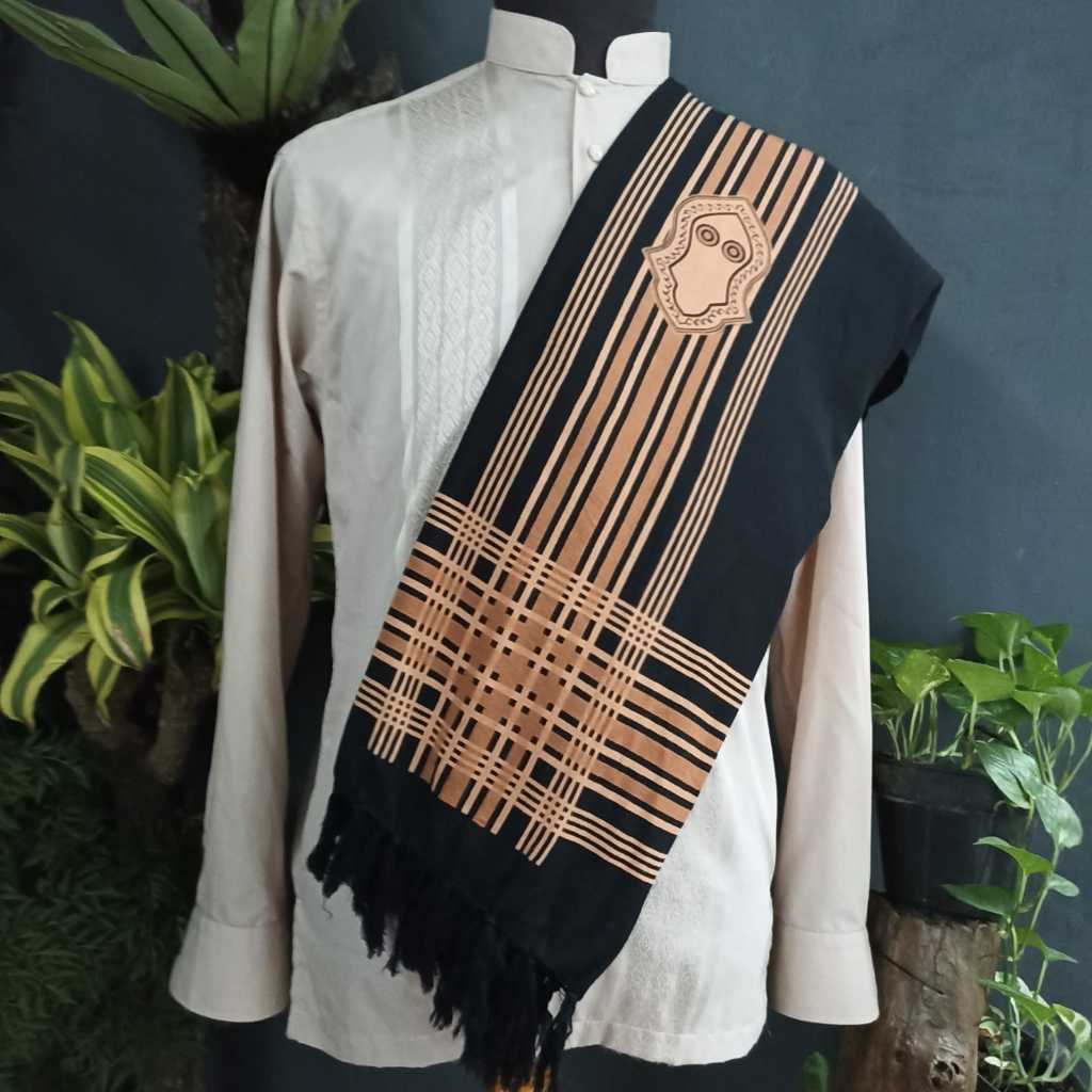 Jual SORBAN BATIK MOTIF KASHMIRI TEROMPAH TARIM | Shopee Indonesia