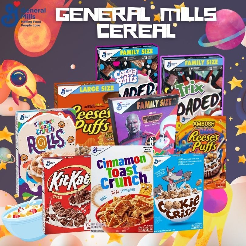 Jual Sereal Reese's Trix Silly Rabbit Cinnamon Toast Crunch Kitkat