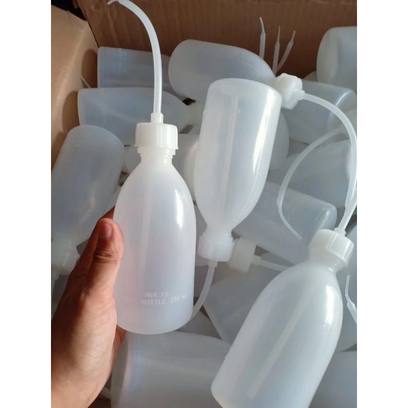 Jual Botol Semprot Lab,Botol Cuci PP, Washing bottle 250 ml Plastik PP ...