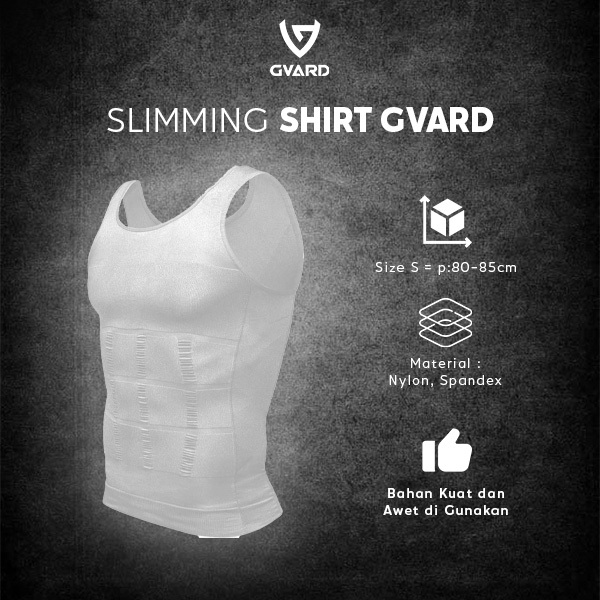 Jual GVARD Tank Top Body Shaping Pria / Slimming Shirt / Singlet ...