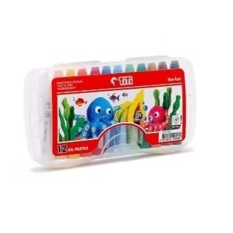 Jual Crayon Titi Oil Pastel TI-P-12s / Titi Oil Pastel TI-P-12s ...