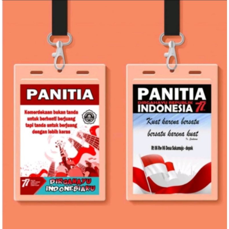 Jual NAMETAG PANITIA 17 AGUSTUS | Shopee Indonesia