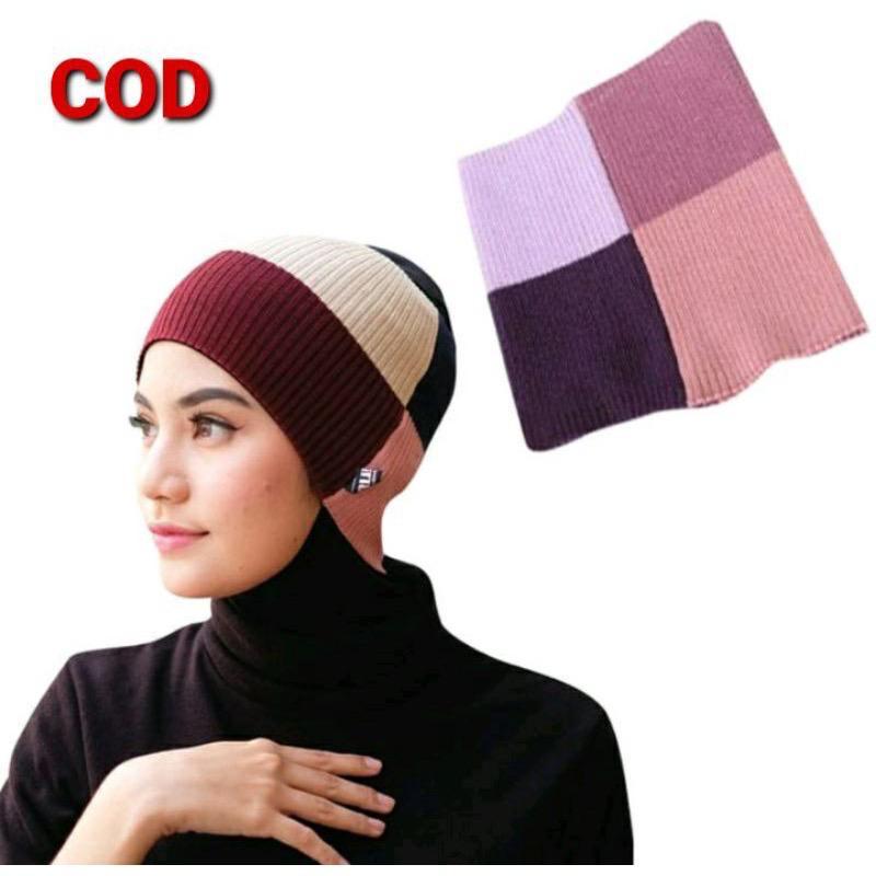 Jual AKSESORIES TOMIGA - (WARNA RANDOM) CIPUT BANDANA HIJAB RAJUT ...