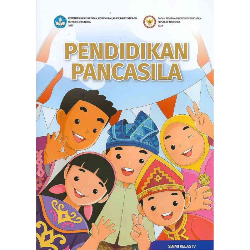 Jual buku paket pendidikan Pancasila untuk kelas 4 SD kurikulum merdeka ...