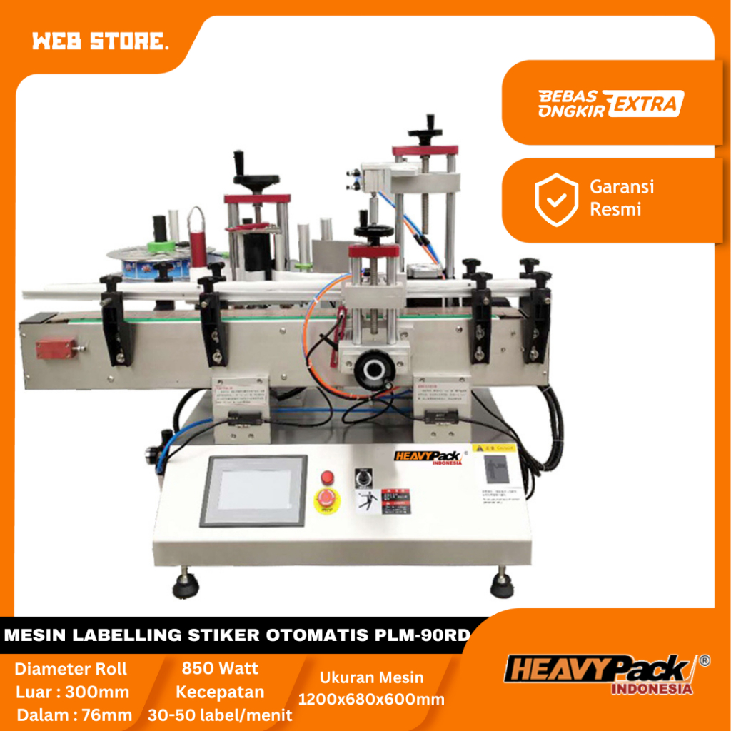 Jual Mesin Tempel Label Stiker Mesin Labelling Pemasangan Label Sticker ...
