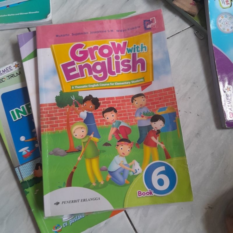 Jual Grow with English /BAHASA INGGRIS KELAS 1 2 3 4 5 6 SD ERLANGGA ...