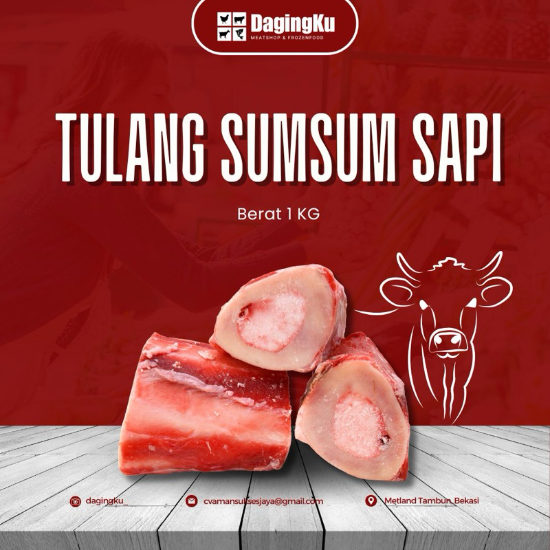 Jual Tulang Sumsum 1Kg/Tulang Sumsum Sapi Jumbo Premium Fresh Halal ...