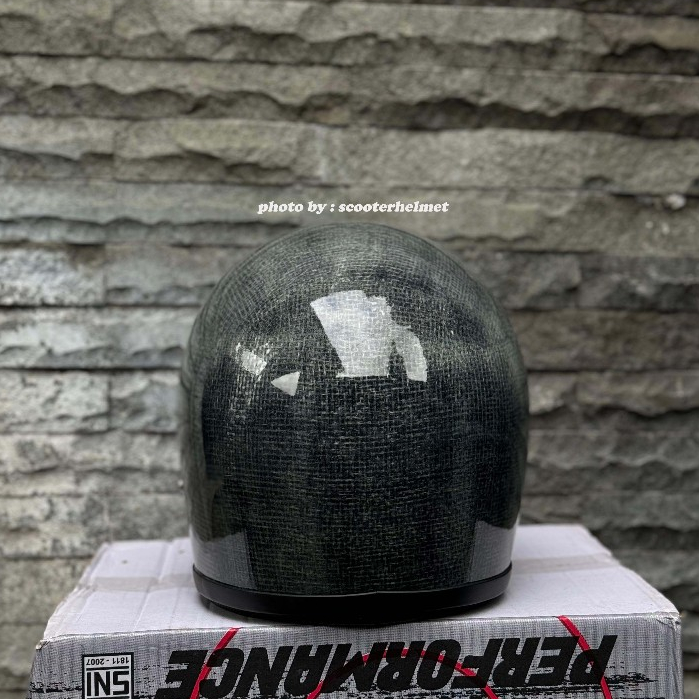 Jual Helm Gringgo Slim Mini Fullface Raw | Shopee Indonesia