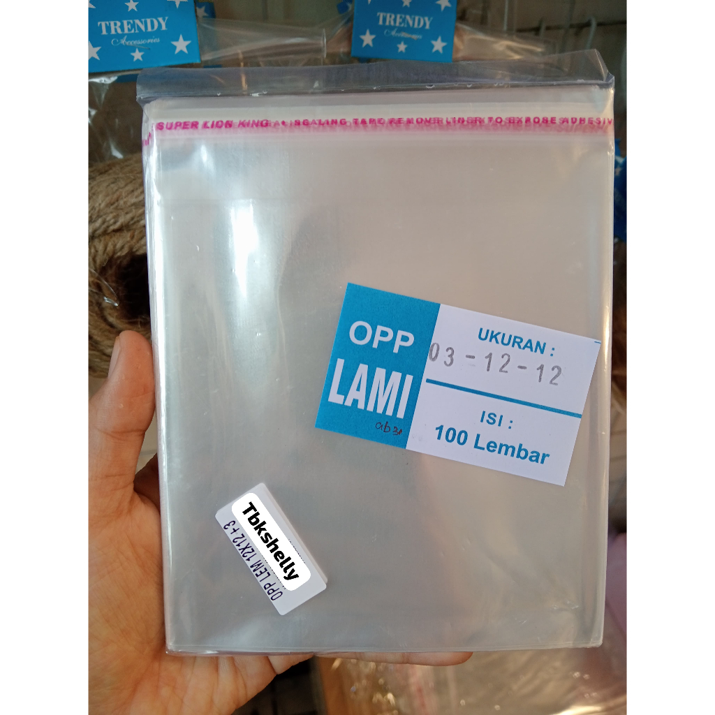 Jual Opp Lem 12×12 isi 100 Lembar | Shopee Indonesia