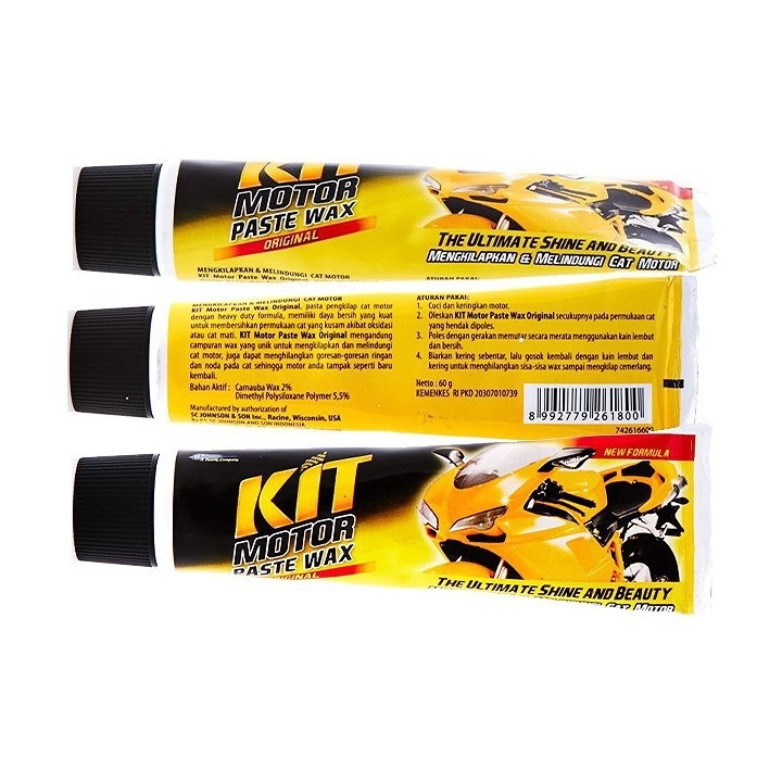 Jual Kit Odol Rubbing Compound Paste Wax Metallic Pasta Original ...