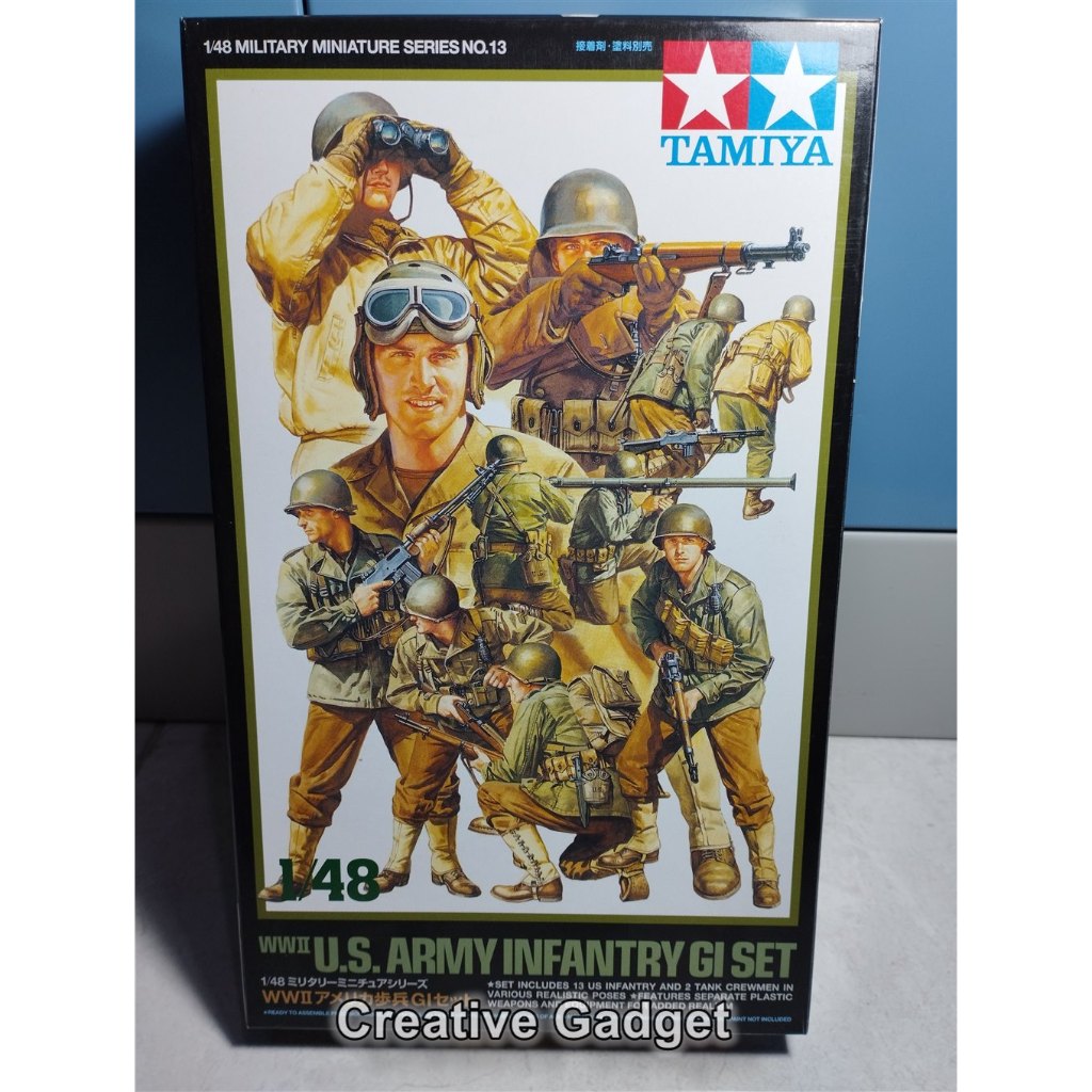 Jual Model Kit Tamiya 1/48 - US Army Infantry GI Set - 15 tentara ...