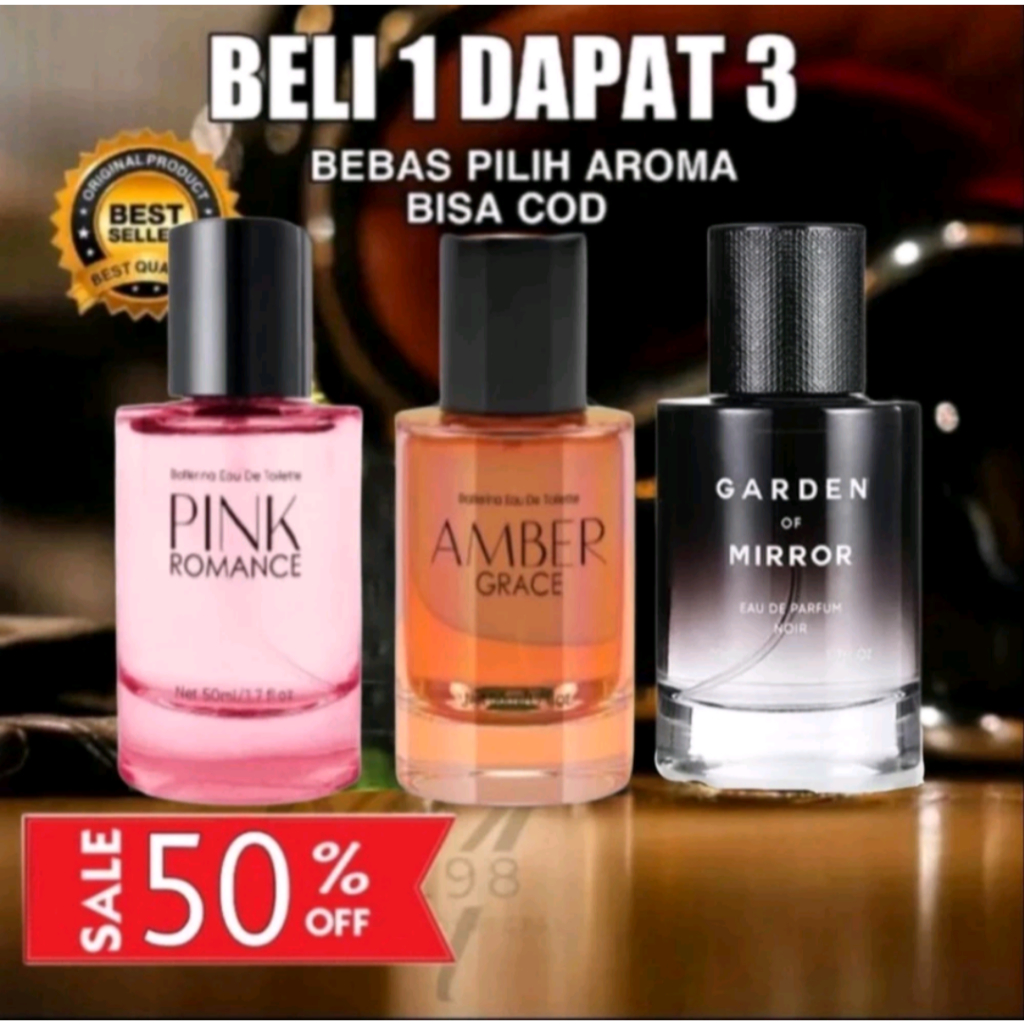 Jual Beli 1 Dapat 3 Parfum Miniso Amber …