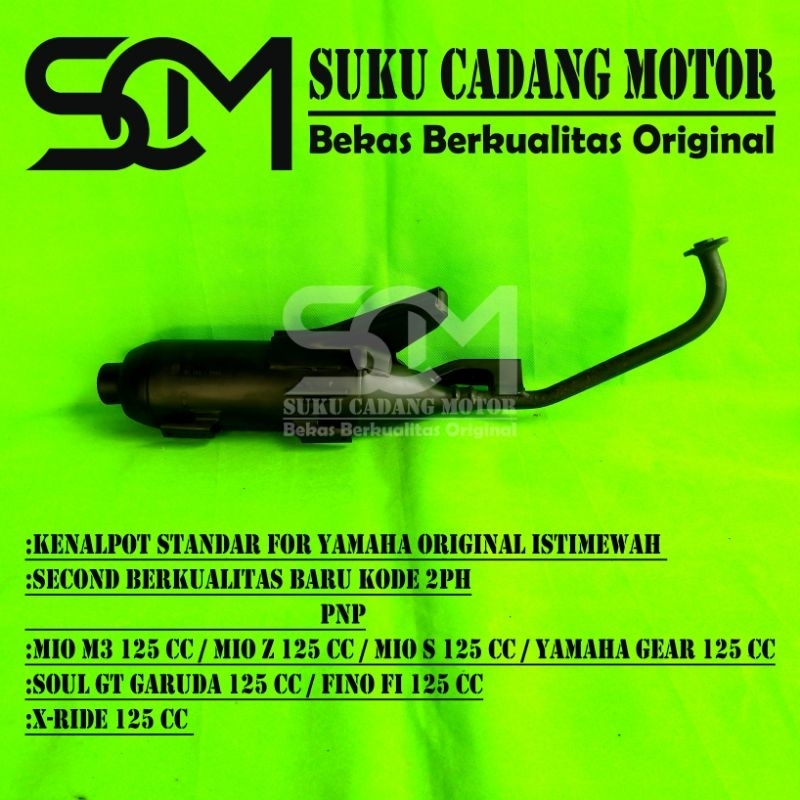 Jual Kenalpot Standar For Yamaha Mio M3 Mio Z Mio S Mio Gear 125Cc Fino