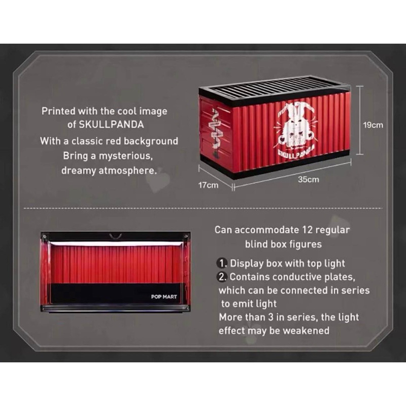 Jual LUMINOUS DISPLAY CONTAINER SKULLPANDA Everyday Wonderland POP MART ...