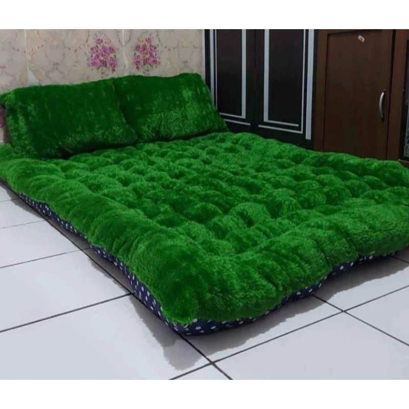 Jual Kasur Bulu Lantai rafsur grade super tebal | Shopee Indonesia