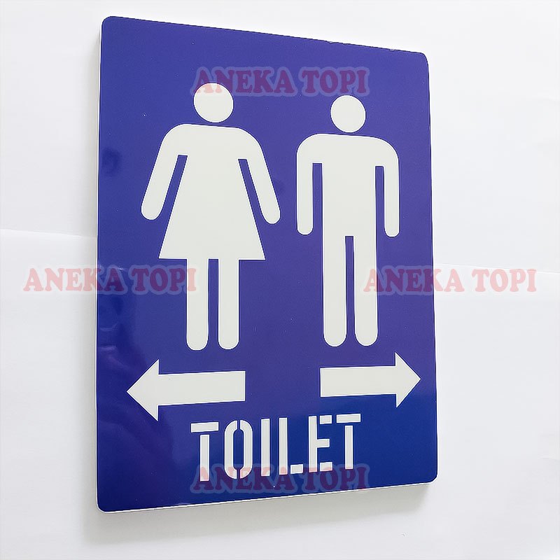Jual Papan Sign Petunjuk Toilet Papan Pemberitahuan Toilet Pria Wanita ...